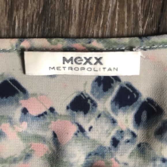 MEXX Blouse Pinks Blue Grey Snake Print - Picture 9 of 10